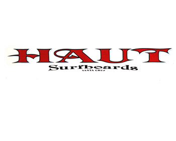 Haut Lettering Logo Mylar Sticker - 