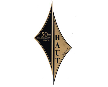 Haut Diamond 50 year Logo Mylar Sticker - 
