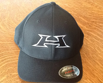 Haut Black Flex-Bill logo hat - 