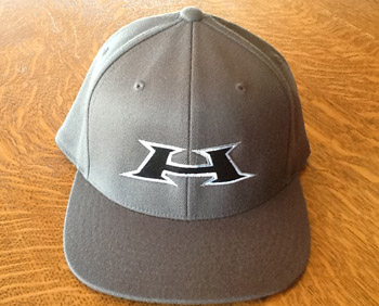 Haut Gray Wide-Bill logo hat - 